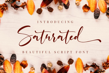 Saturated - Beautiful Script