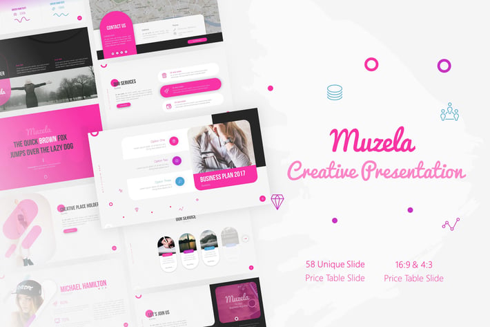 Muzela PowerPoint Presentation Template
