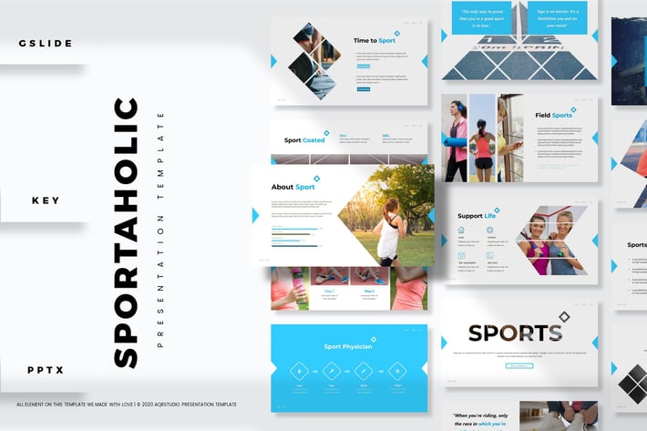 Sportaholic - Presentation Template
