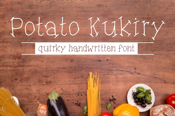 Potato Kukiry - Handwritten Quirky Fun Serif Font