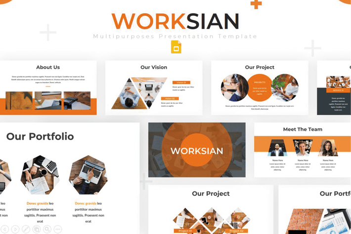 Worksian - Google Slides Template