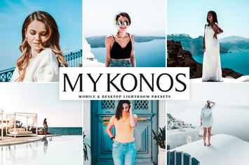 Mykonos Mobile & Desktop Lightroom Presets