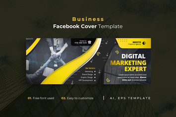 Business r18 Facebook Cover Template