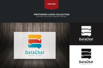 Data Chat Logo Template