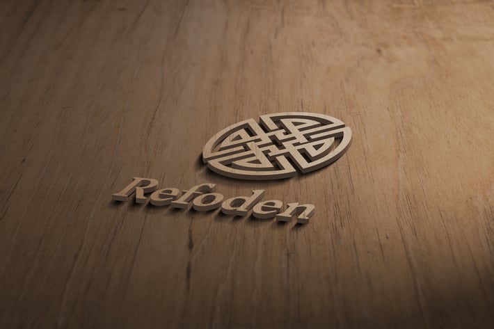 3D Wooden Logo Mockup