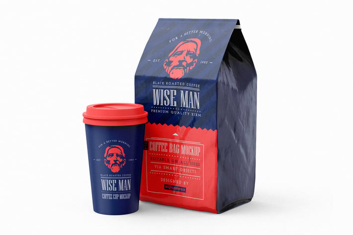 Coffee Packaging Mock-Up