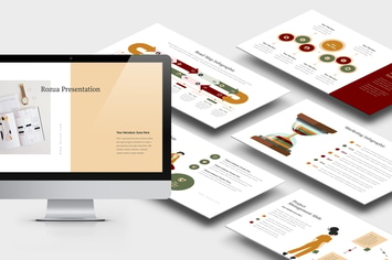 Rozua : Vector Infographic Business Powerpoint