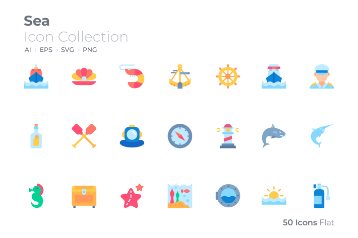 Sea Color Icon