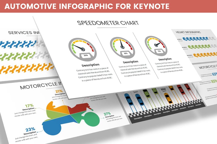 Automotive Infographic for Keynote