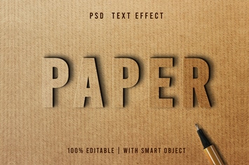 Paper - PSD Text Effect