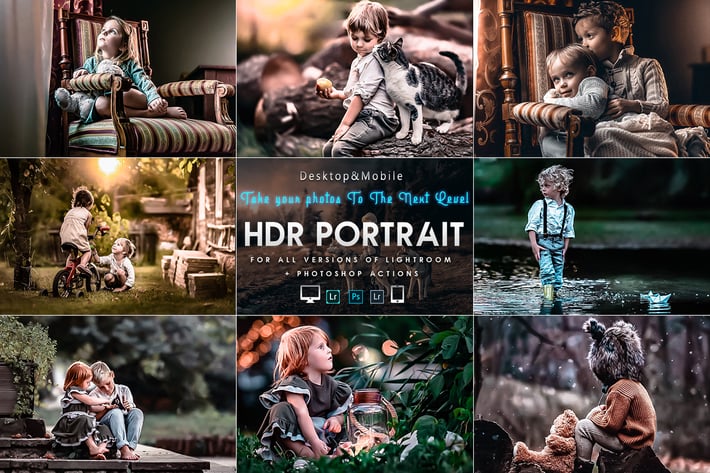 Portrait HDR Presets For Mobile and Desktop Lightr