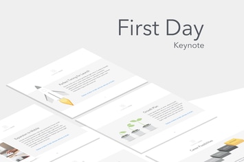 First Day Keynote Template