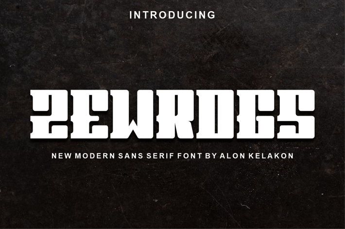 Zewrogs Font