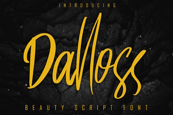 Dalloss Beauty Script Font