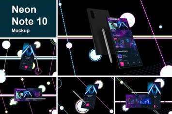Neon Note 10 MockUp