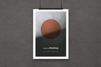 Hanging Poster Mockup Vol.1