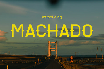 Machado - A Retro Blend of Elegance Font