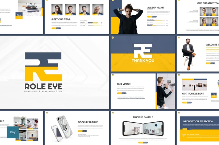Roll Eye - Business Keynote Template