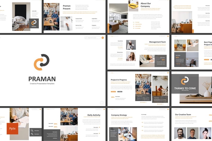 Praman - Creative Powerpoint Template
