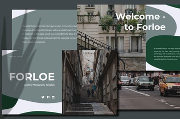 Forloe – Creative Photography Keynote Template