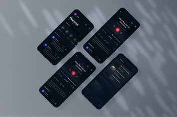 Application Screen Presentation Mockup