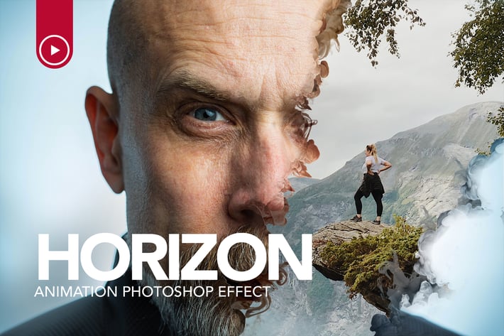 Gif Animated Horizon Photoshop Action