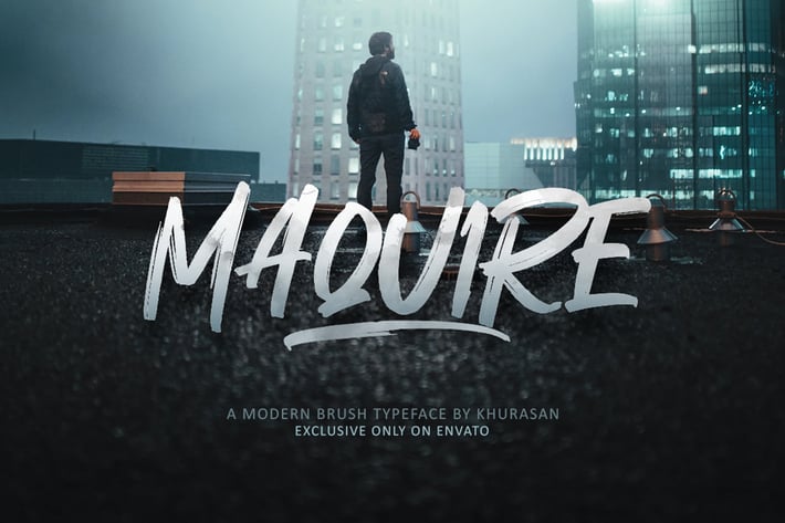 Maquire Brush Font