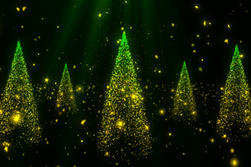 Abstract Christmas Tree Background
