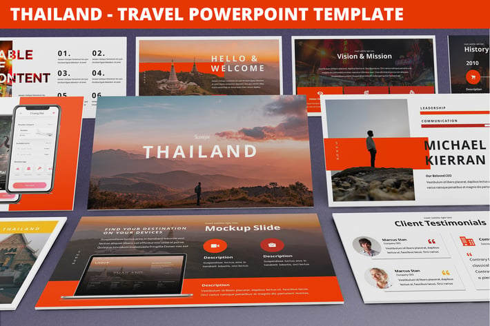 Thailand - Travel Powerpoint Template