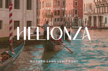 Helionza - Modern Sans Serif Font