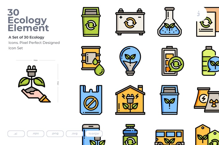 30 Ecology Icons