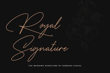 The Wedding Signature - Elegant Script