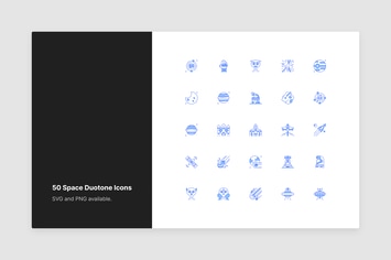 Space Duotone Icons