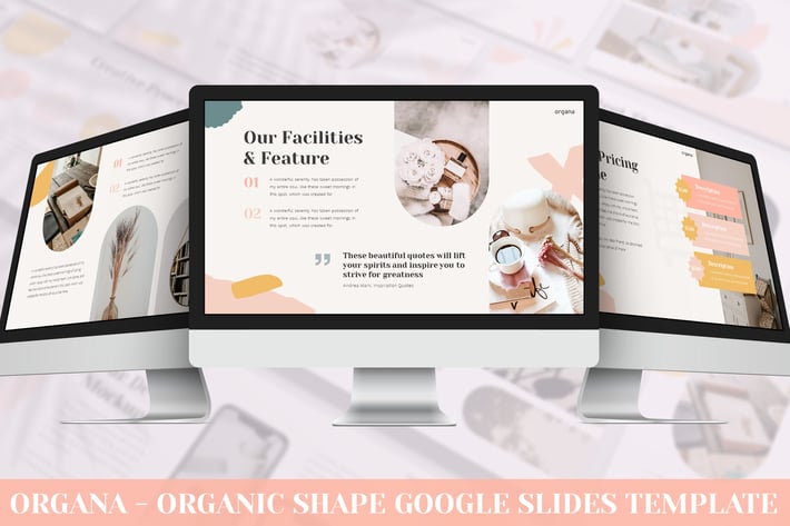 Organa - Organic Shape Google Slides Template