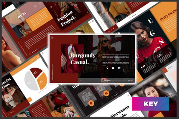 Bungundy Fashion - Keynote Template