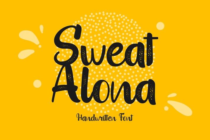 Sweat Alona Calligraphy Font