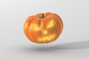 Halloween Pumpkin Mockup
