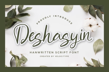 Deshasyin - Modern Script fonts