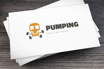 Pumping Mad Logo Template