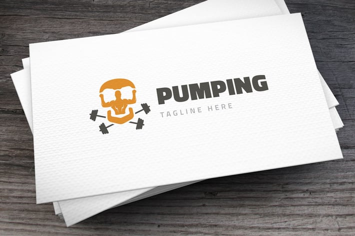 Pumping Mad Logo Template