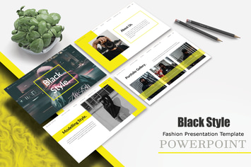 Black Style - Powerpoint Template