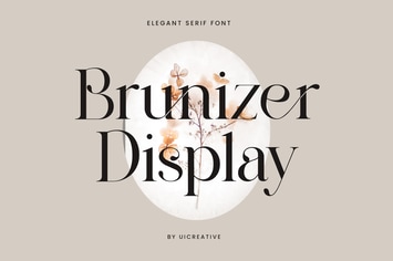  Brunizer Display Serif Font