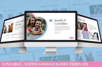 Loveable - Dating Google Slides Template