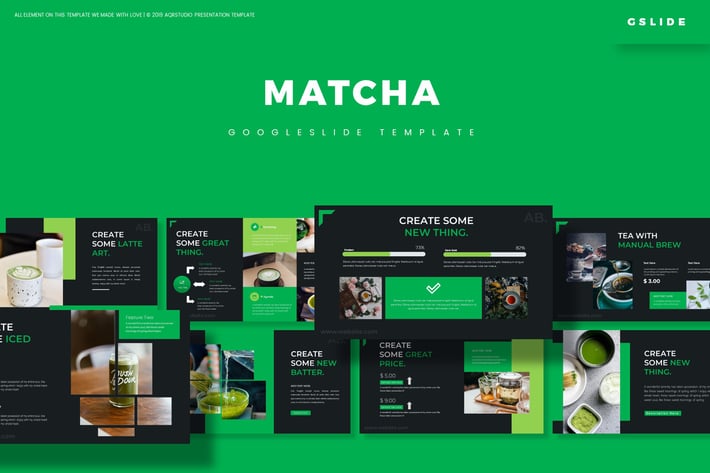 Matcha - Google Slides Template