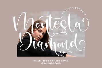 Montesla Diamond Beautiful Script Font