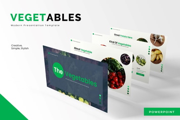 The Vegetables - Powerpoint Template