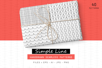 Simple Line Handdrawn Patterns