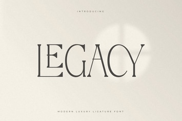 Legacy - Modern Luxury Ligature Font
