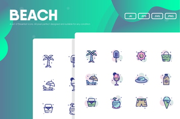 Beach Icon Pack