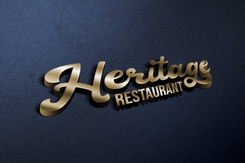 Logo Mockup 3D - YDM